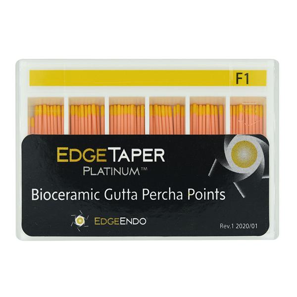 EdgeEndo Gutta Percha Points F1 Size #20 Yellow 60/Pk