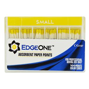 EdgeOne Fire Paper Points Size #20 Small Yellow Cone 100/Pk