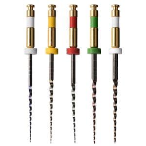 EdgeOne Platinum Endo File 21 mm Size #15 -45 Nickel Titanium Assorted Astd 5/Pk