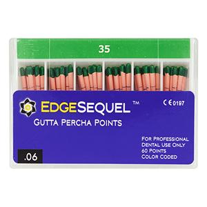 EdgeEndo Gutta Percha Points Size #35 Size #35 Green 60/Pk