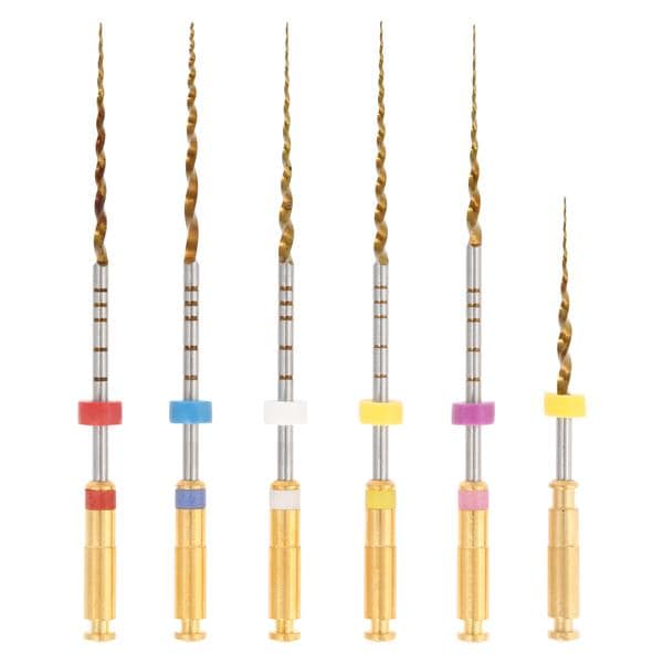 EdgeTaper Blaze Utopia Rotary Endo File 31 mm NiTi Assorted Astd Assorted 6/Pk