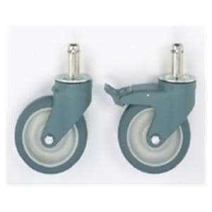 Super Erecta Stem/Swivel Caster For Shelving 5" Ea
