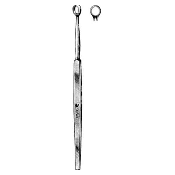 Fox Dermal Curette 5-1/2" Stainless Steel Non-Sterile Reusable Ea