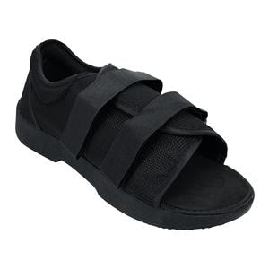 Health Design Classic Post-Op Shoe Nylon/Mesh Upper Black Large Men 10.5-12