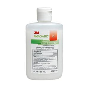Avagard D Liquid Sanitizer 3 oz Fliptop Bottle Fragrance Free Ea