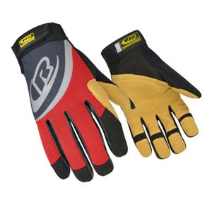 Ringers Leather / Kevlar Rope Rescue Gloves XX Large Red Ea