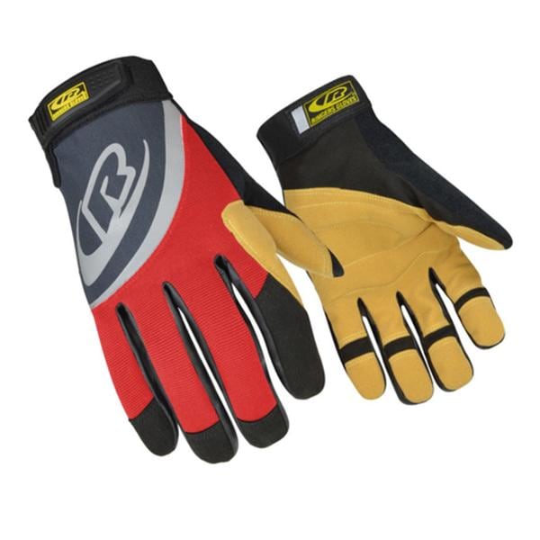 Ringers Leather / Kevlar Rope Rescue Gloves XX Large Red Ea
