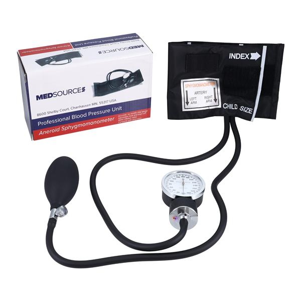 Blood Pressure Sphygmomanometer Black Arm Dial Display Ea