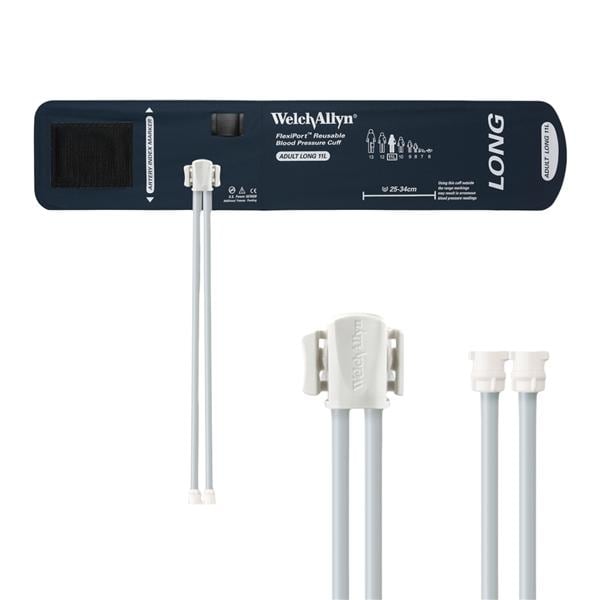 FlexiPort Blood Pressure Cuff Size 11 Nvy Not Made With Natural Rubber Latex Ea