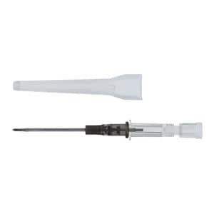 Introcan Safety IV Catheter Safety 16 Gauge 1-1/4" Gray Straight Ea