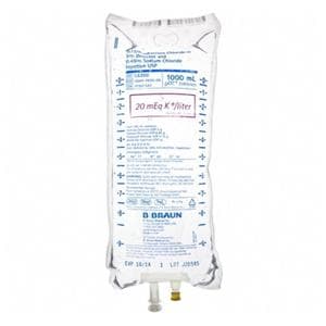 IV Injection Solution Pot Cl .15%/Dex 5/Sod Cl.45% 1000 Plstc Cntn 12/Ca