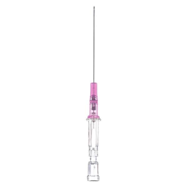 Introcan Safety IV Catheter Safety 20 Gauge 1-1/4" Pink Straight 50/Bx