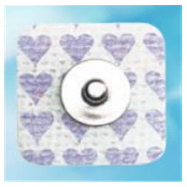 Softrace Electrocardio Electrode Neonatal 0.9x0.9" Clth/Rpstnbl Gl 300/Ca