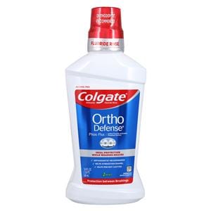 Colgate Phos-Flur Ortho Defense Oral Rinse 0.04% Sodium Fluoride Mint 6/Ca