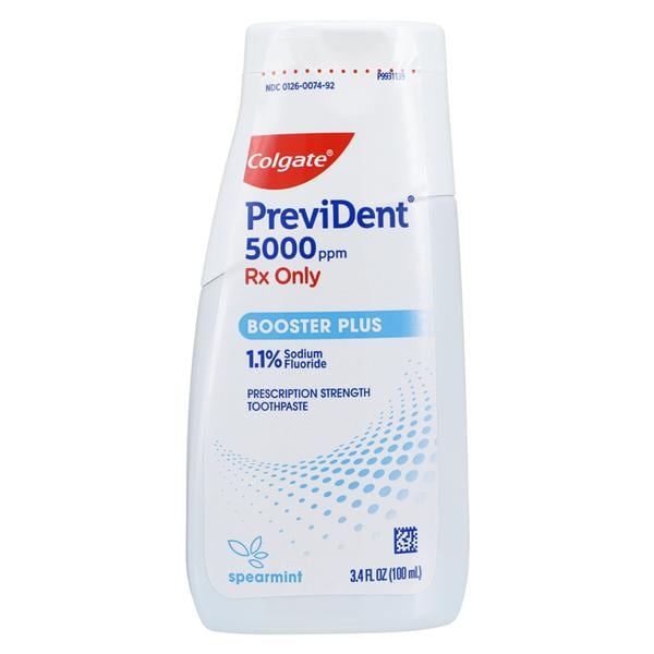 Colgate PreviDent 5000 Booster Plus Toothpaste Rx 1.1% NaF Spearmint 3.4oz/Bt, 12 BT/CA