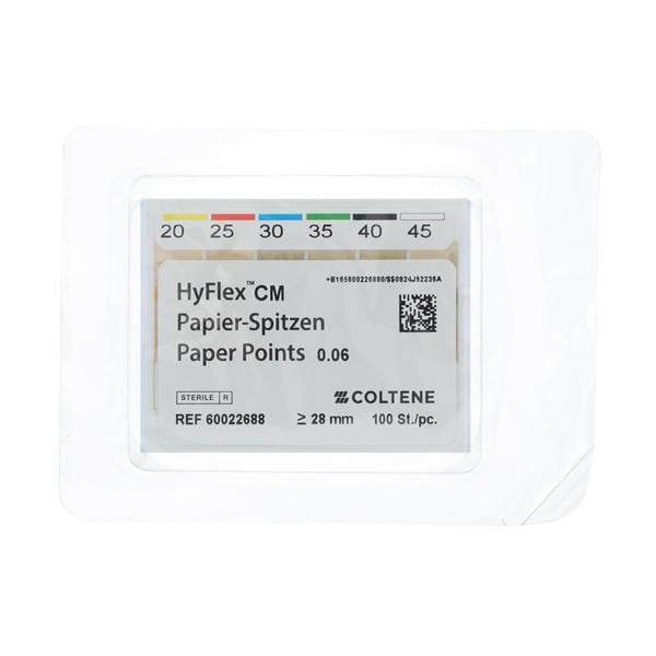 Hyflex CM Absorbent Points 0.06 100/Pk