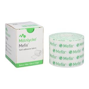 Mefix Tape Fabric/Polyester/Elastic/Polyacrylate 2"x11yd White NS 1Rl/Bx, 40 BX/CA
