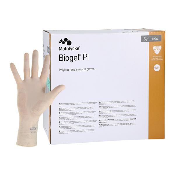 Biogel PI Polyisoprene Surgical Gloves 7.5 Straw 50Pr/Bx, 4 BX/CA