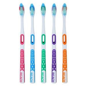 REACH Total Care Manual Toothbrush Adult Compact Soft #9223 6/Pk, 12 PK/CA