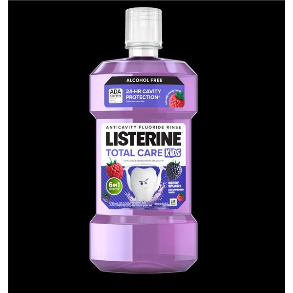 Listerine Smart Rinse Anticavity Berry Splash Mouth Rinse 500 mL Bottle 1/Bt