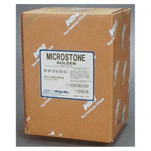 Microstone Dental Stone Type III Premium Golden 0.12% Regular 80/140Gm