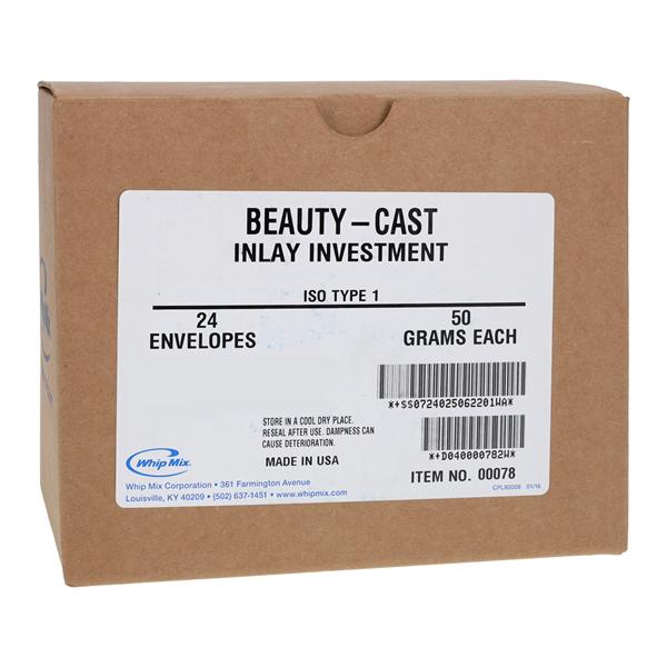 Beauty-Cast Inlay Investment Low Fusing Crown & Bridge Powder 24/Ca