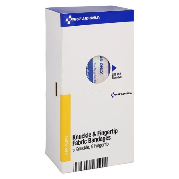 First Aid Only Adhesive Bandage Woven Fabric 2x4" Tan Sterile 10/Bx