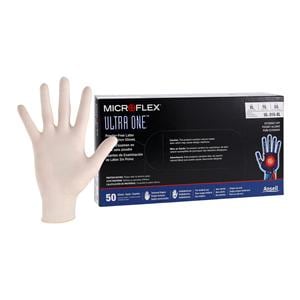 MICROFLEX Ultra One Latex Exam Gloves X-Large Natural Non-Sterile 50/Bx
