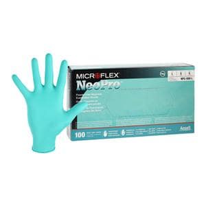 MICROFLEX NeoPro Neoprene Exam Gloves Large Green Non-Sterile 100/Bx