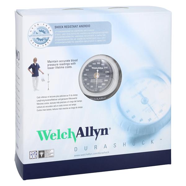 DuraShock Silver Series Aneroid Sphygmomanometer 11 Gry/Blk LF Arm Dl Dspl Ea