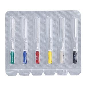 Maxima Hand K-Reamer 21 mm Size 40-70 Assorted 6/Pk