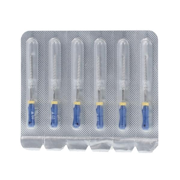 Maxima Hand K-Reamer 21 mm Size #30 Blue 6/Pk