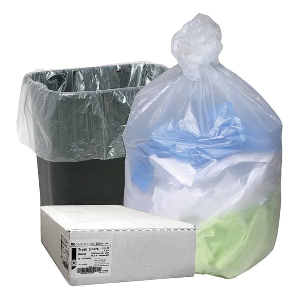 Can Liner Clear 24x32" 15-20 Gallon 1000/CA