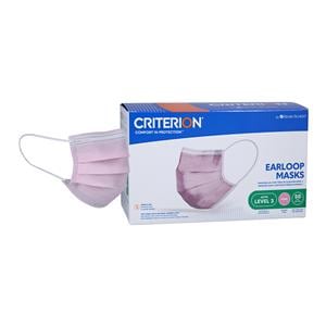 Criterion Mask ASTM Level 3 Pink Adult 50/Bx