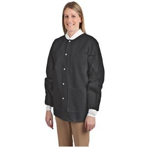 Criterion Protective Jacket SMS X-Large Black 10/Pk