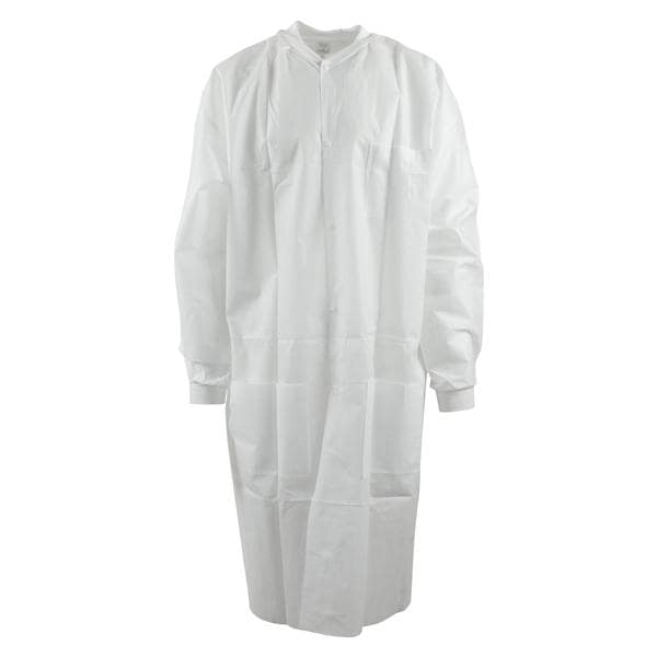 Criterion Protective Lab Coat SMS Small White 10/Pk