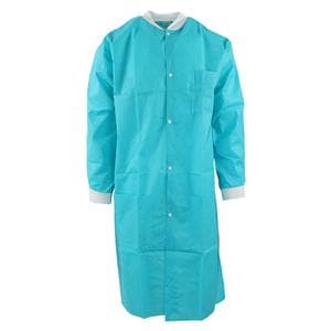 Criterion Protective Lab Coat SMS Medium Teal 10/Pk