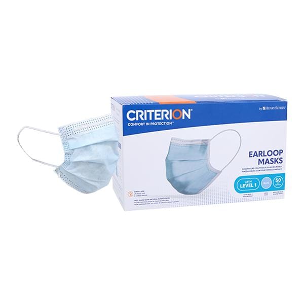 Criterion Mask ASTM Level 1 Blue Adult 50/Bx