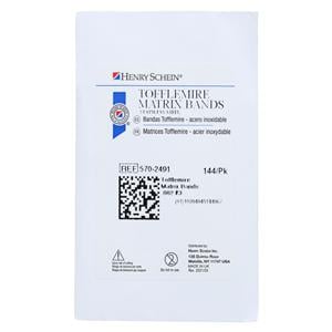Tofflemire Matrix Band 0.002 in 144/Pk