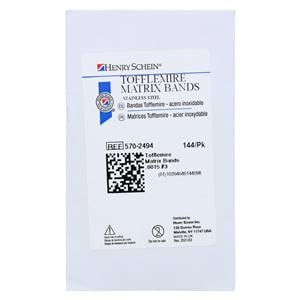 Tofflemire Matrix Band 0.0015 in 144/Pk