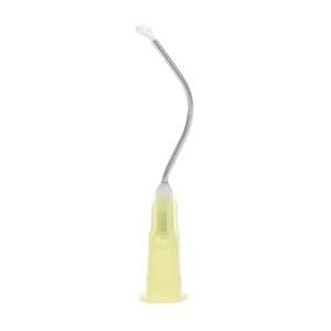Prebent Infusor Tips Light Yellow 19 Gauge 100/Pk