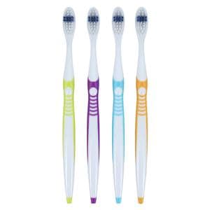 Acclean Toothbrush Adult 33 Tuft Compact 4 Colors 72/Bx