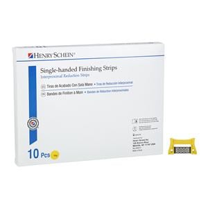 Single-Handed Finishing Strips Single Side Extra Fine 10/Pk