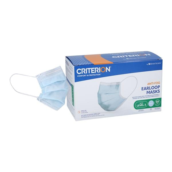 Criterion Mask ASTM Level 3 Anti-Fog Blue Adult 50/Bx