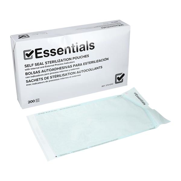 Essentials Sterilization Pouch Self Seal 7.5 in x 13 in 200/Bx, 6 BX/CA