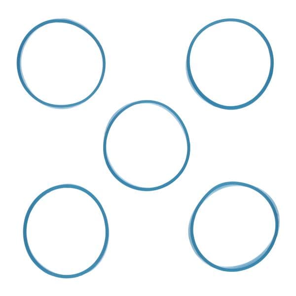 Acclean Hygiene Handpiece Color Bands 10/Bg