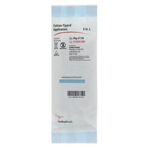 Applicator 6 in Wood Shaft Non Sterile 100/Pk, 100 PK/CA