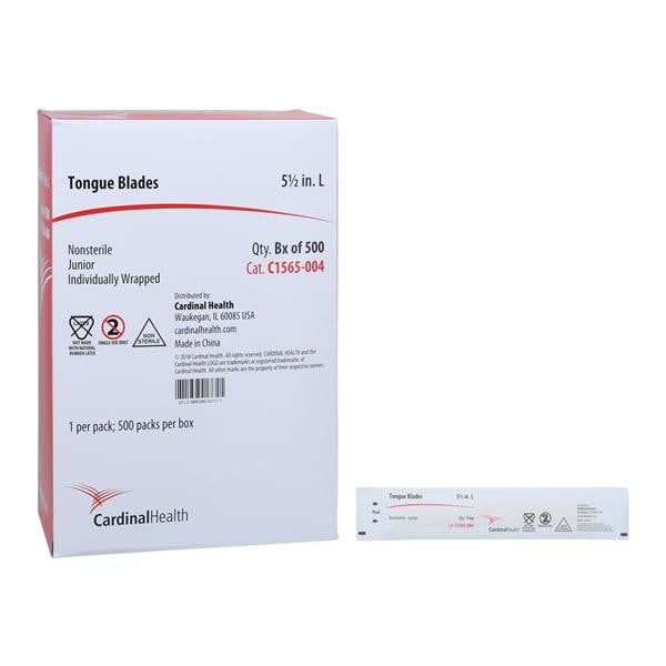 Tongue Depressor 5.5 in Non Sterile Junior 500/Bx, 10 BX/CA