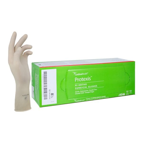Protexis PI Ortho Synthetic Polyisoprene Surgical Gloves 8.5 Cream 40/Bx, 4 BX/CA