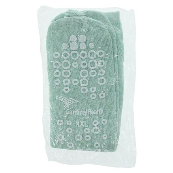 Patient Slippers Cotton/Terry In Green 2X Large 48/Ca